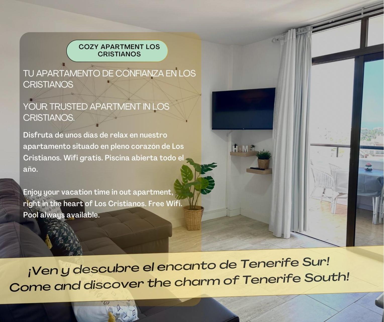 Cozy Apartament Los Cristianos Lejlighed Arona  Eksteriør billede